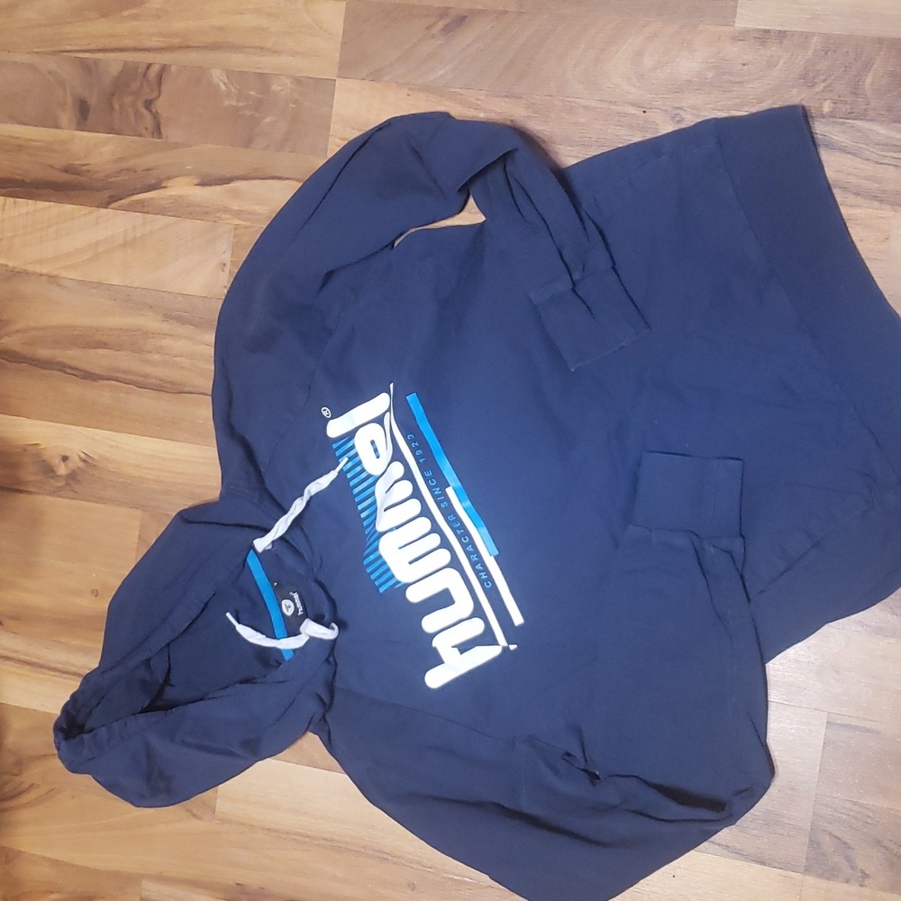 Hummel Hooded lightweight jacket Sz Small with front pockets - Picture 1 of 4